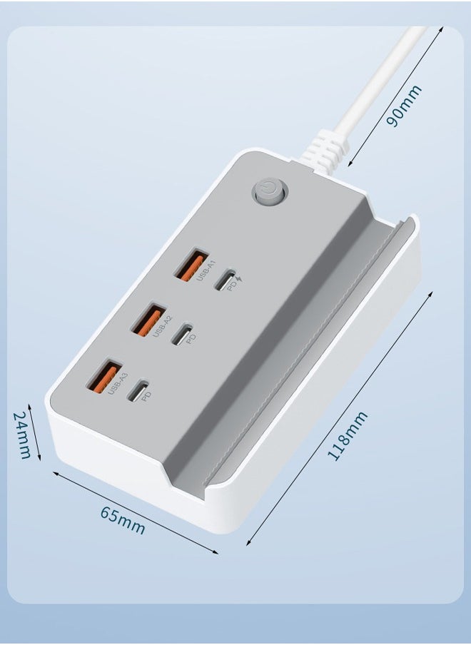 غريفين - موزع USB 3.0، منافذ شحن USB 20 وات، موزع بيانات، تمديد، مناسب لأجهزة الكمبيوتر المحمولة وأجهزة الكمبيوتر الشخصية وأجهزة الكمبيوتر وأجهزة USB، متوافق للغاية، سرعة نقل بيانات 5 جيجابت في الثانية - Image 1