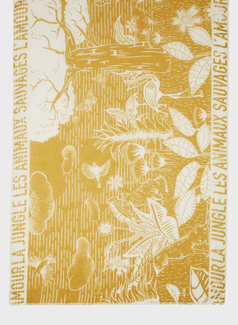 PARFOIS Printed Scarf
