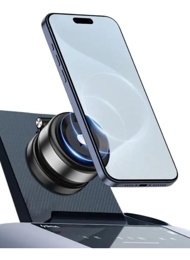 Adak Vacuum Double Side Use Magnetic Folding Phone Holder, Suction Cup, Angle Adjustable, Silicone Scratch-Free, Multi Scenario Use| Universal - Image 5