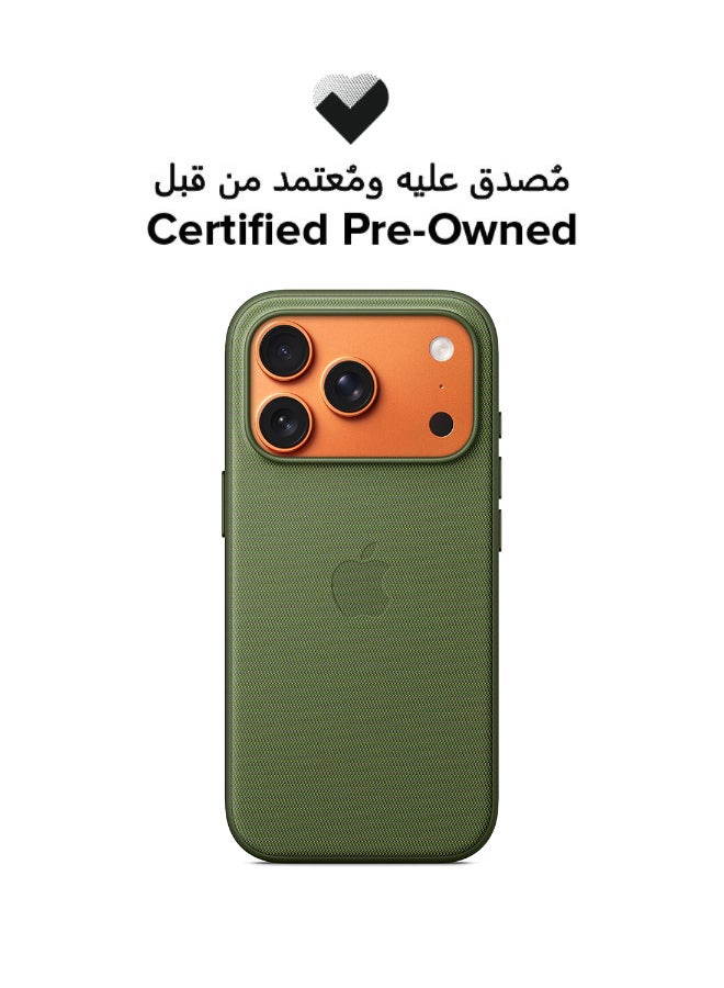 Apple Certified Pre Owned - iPhone 17 Pro TechWoven Case with MagSafe - Green - Image 1