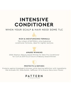 PATTERN PATTERN Beauty by Tracee Ellis Ross Intensive Conditioner for Tight Textures Extreme Moisture and Restoration Curl Conditioner for Curly & Coily Hair Shea Butter, Avocado Oil & Vitamin E  - Image 5