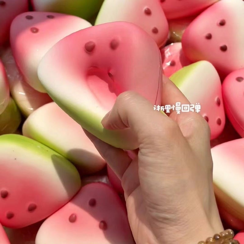 New Summer Ice-Skin Watermelon Squishy Toy, Soft and Slow Rebound, Children's Toy for Stall Selling, Blind Box - Image 4