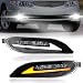 SINYATO INDUST LED Fog Lights with DRL and Dynamic Turn Signal for Toyota Camry 20022004 Corolla 20052008 Solara 20022003 Fog Lamp Assembly Replacement with Startup Animation 1 Pair - Image 2