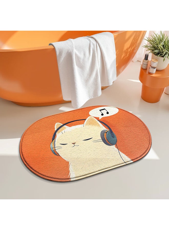 Dexi Bathroom Mat, Washroom Floor Mat, Toilet Foot Pad, Bathroom Entrance Absorbent Mat, 40x60cm - Image 1