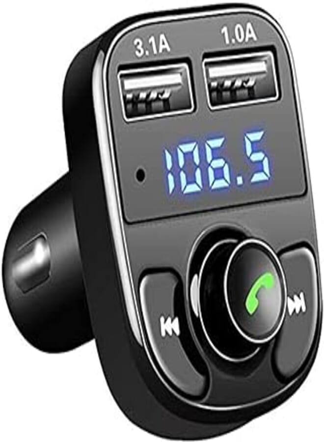 Onever aux modulator bluetooth handsfree fm transmitter for car