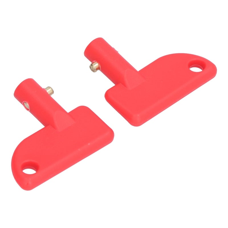 Battery Switch Key: Premium ABS Material Rustproof Corrosion-resistant - Compact 5cm Length 4.3cm Width Lightweight - Durable 4 Pieces for Cars, Ships, Boats, RVs, Campers, Travel Trailers, Trucks - Image 1