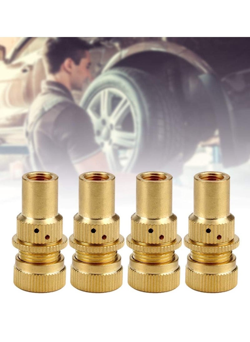 4Pcs Tire Valve Tools Auto Car Alloy Tire Pressure Relief Valve Deflators Bleeder Valve Set Universal Accessory Car Tire Repair Tools - Image 5