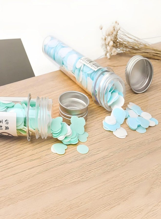 VISUAL ARREST Mini Portable Travel Soap Paper Sheets Disposable Handwashing Strips Flower Shape Test Tube Bottle Soap Paper for Kids School Children Outdoor Cartoon Cute Paper Soap (Pack of 5) - Image 3