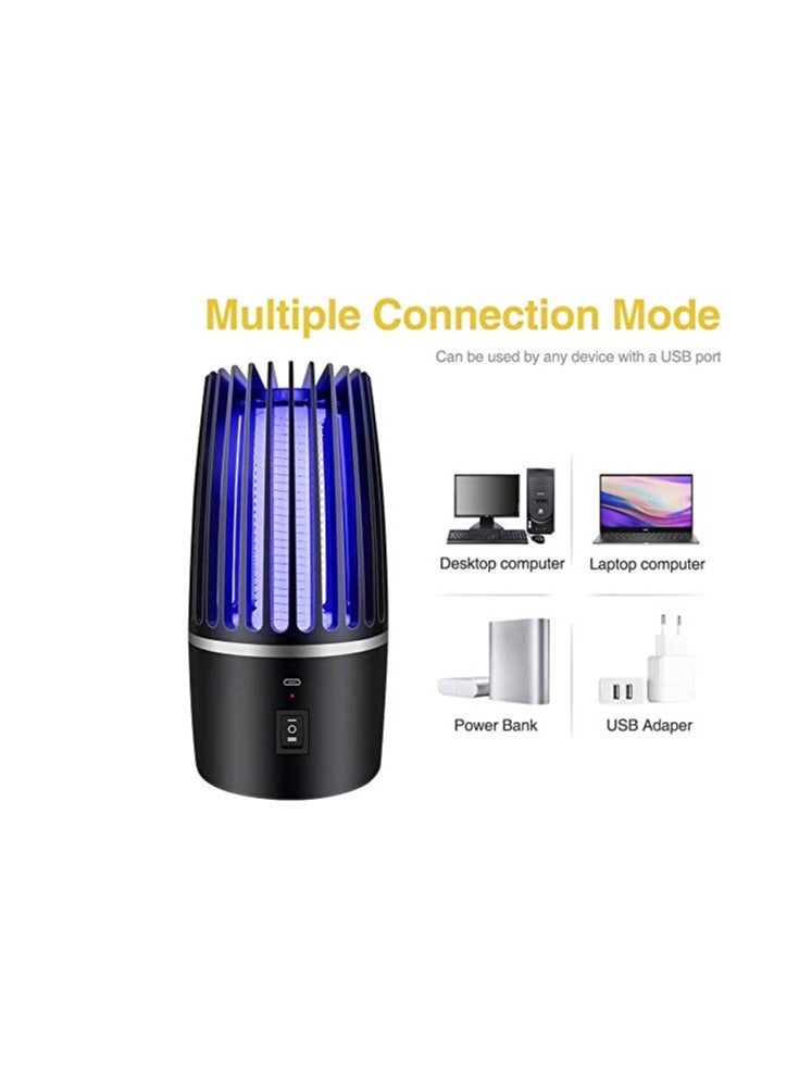 SYOSI Electric Portable Mosquito Killer Lamp, 4000mAh USB Rechargeable with Night Light Electronic Fly Killer for Indoor Outdoor Garden - Image 4