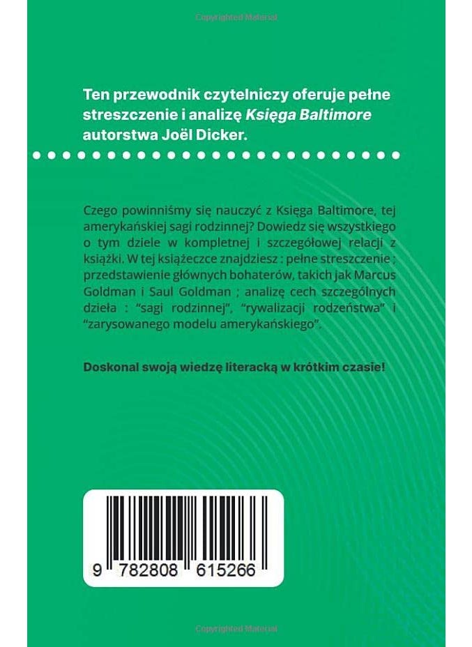 Księga Baltimore książka Joël Dicker (Analiza książki): Pełna analiza i szczegółowe podsumowanie pracy  - Image 2