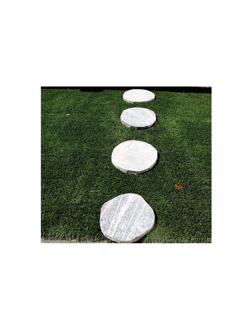 KNP Garden stepping stones Anti Slip 28-35cm Round Gray single stones - Image 3
