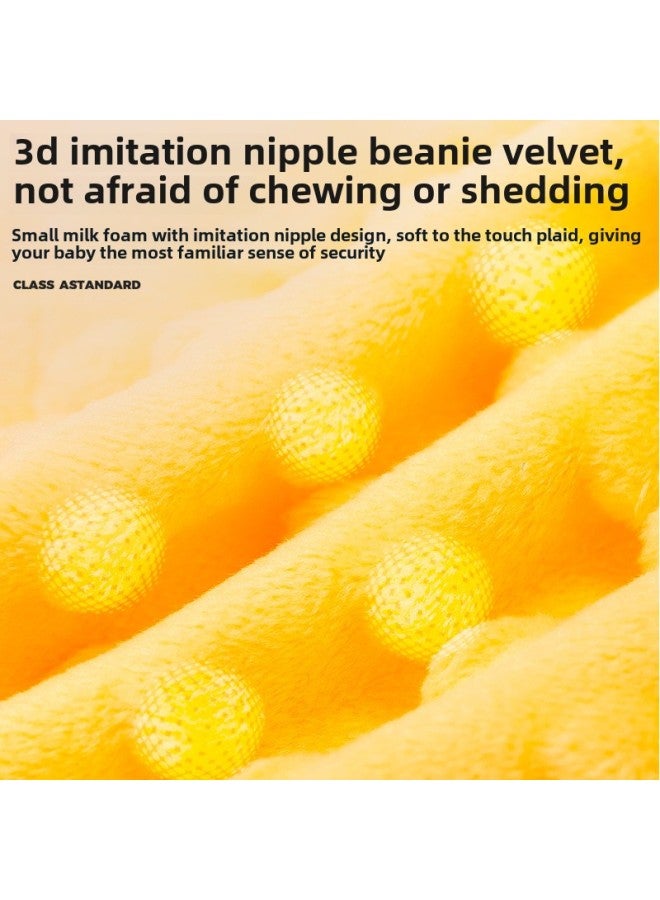 Baby Soothing Towel Toy Early Education Teething Gelatin Stroller Rattles Hanging Doll Plush Toys For Infants Visual And Emotional Development-Color:Hippo Anover - Image 5