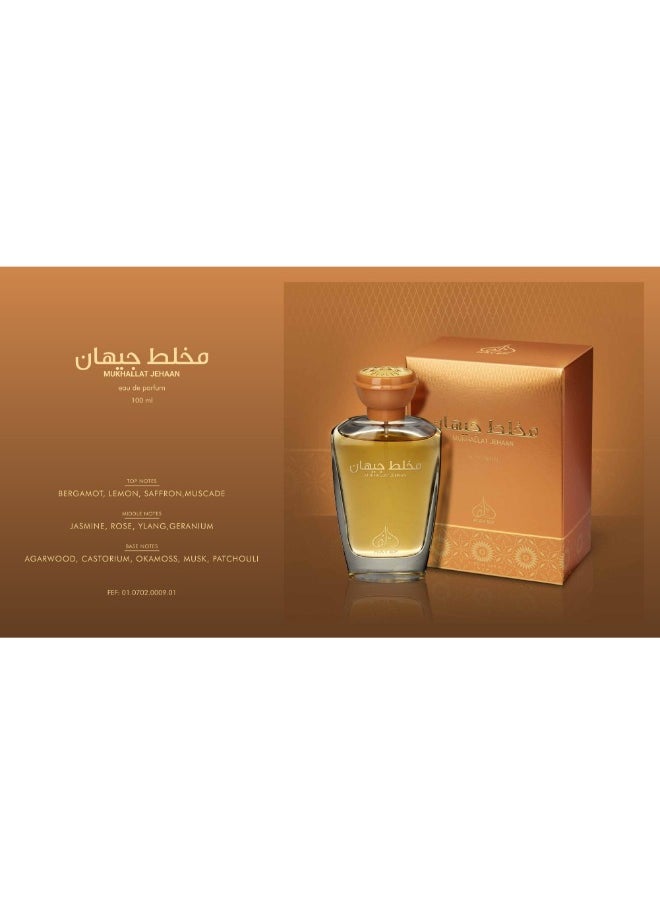 Mukhallat Jehaan Eau de Parfum for Unisex – 100ml - pzsku/Z0A9DE26E620E5DBFB112Z/45/_/1737629961/bdafed88-50eb-4f5a-ba46-23dfd22a26f8