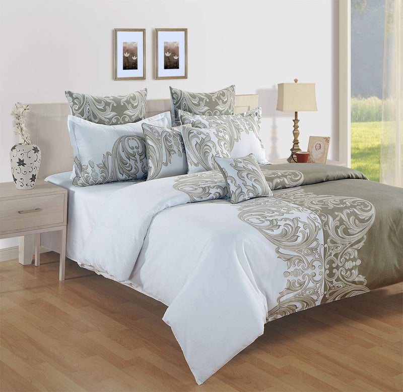 Swayam White Colour Ethinic AC Comfortor-ACS11-11001 - Image 1