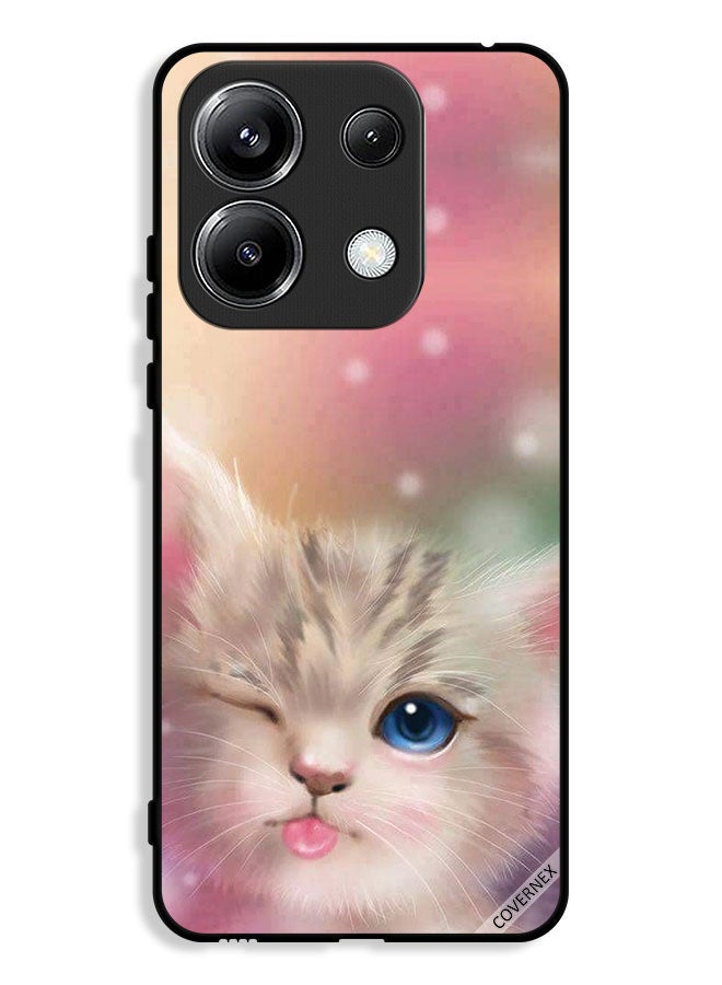 Covernex Xiaomi Poco M6 Pro 4G Protective Case Cover Cute Cat - Image 1