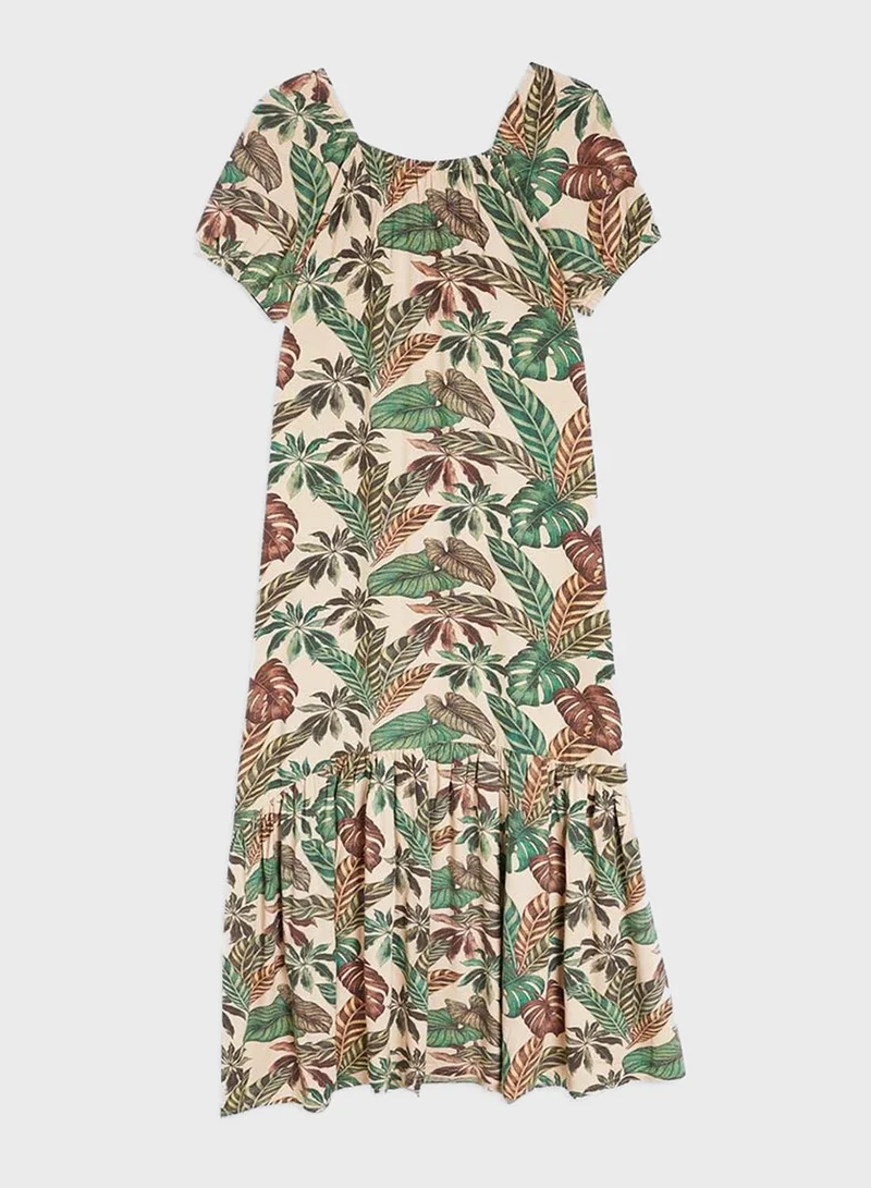 RINA Printed Night Dress