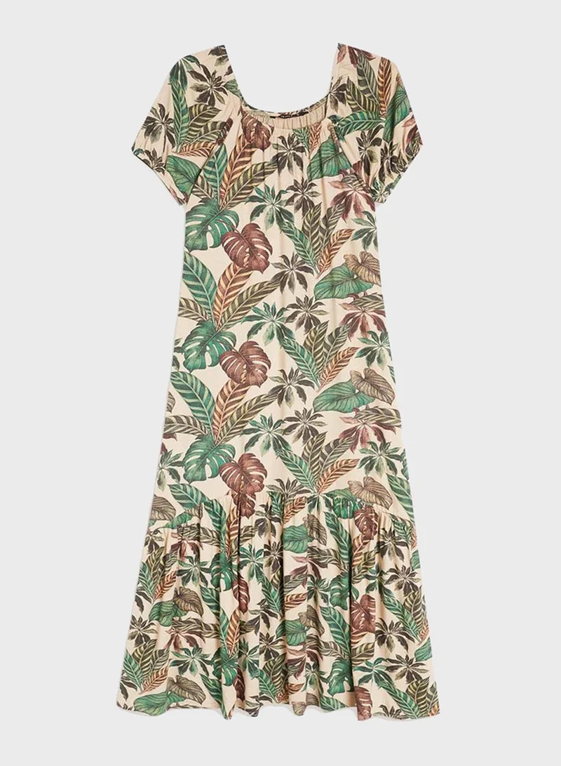 RINA Printed Night Dress
