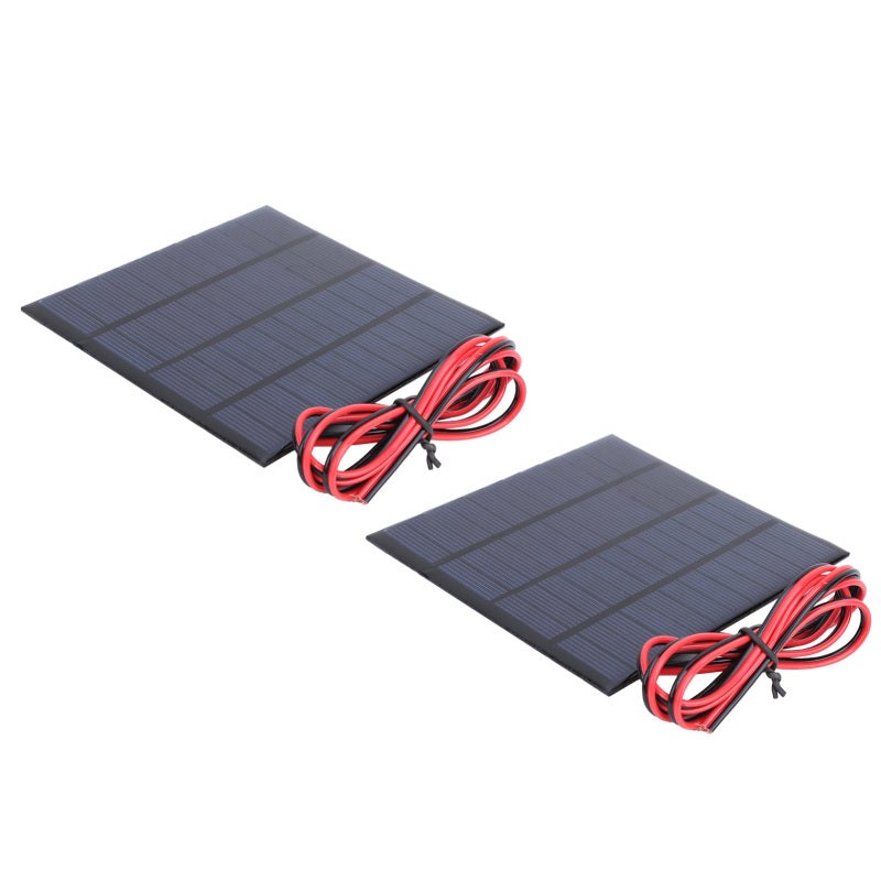 2Pcs Mini Solar Battery Module with 1Meter Cable Hand Operated Supplies DC 12V 150mA - Image 3