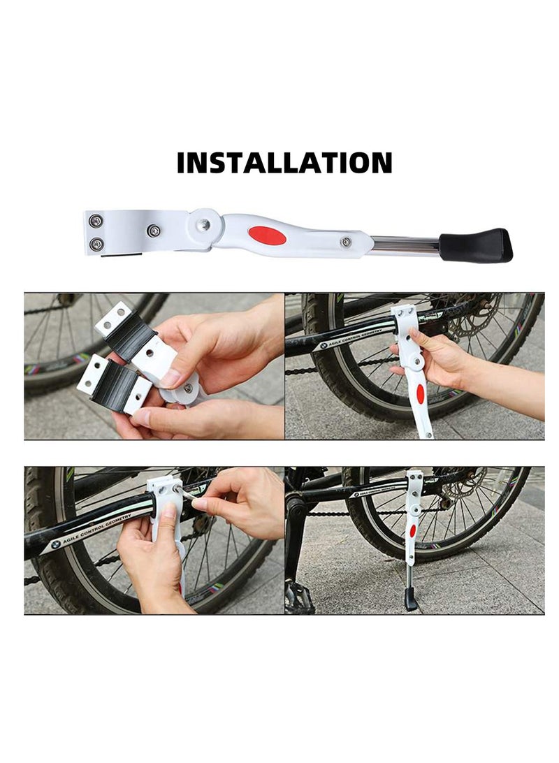 Generic Bicycle Kickstand Aluminum Alloy Kickstand Adjustable Bike Side Stand Cycling Accessories - Image 5