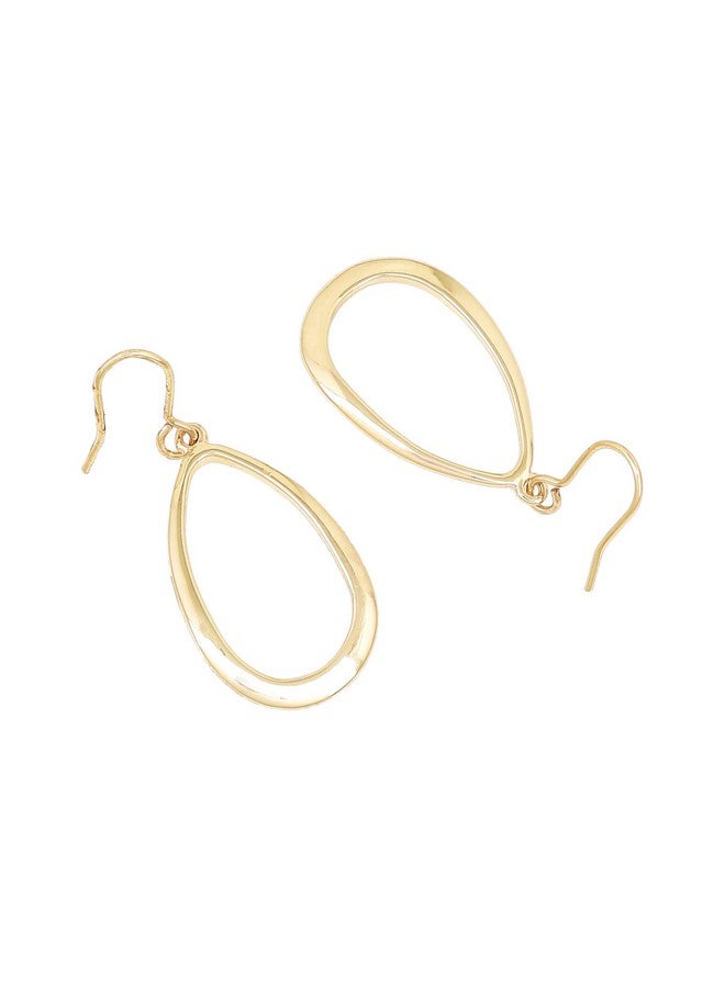 Estele Fashion Jewellery Gold Plated Fancy Designer Drop & Dangler Fish Hook Earrings for Girls and Women-437/714 ER - Image 2