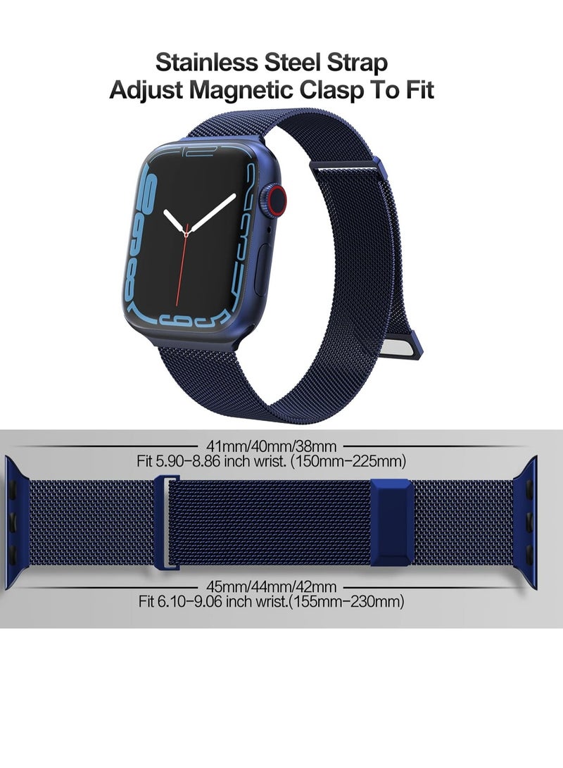 Apple Watchband 42mm 44mm 45mm 49mm Milanese Apple Watch Strap - Image 2