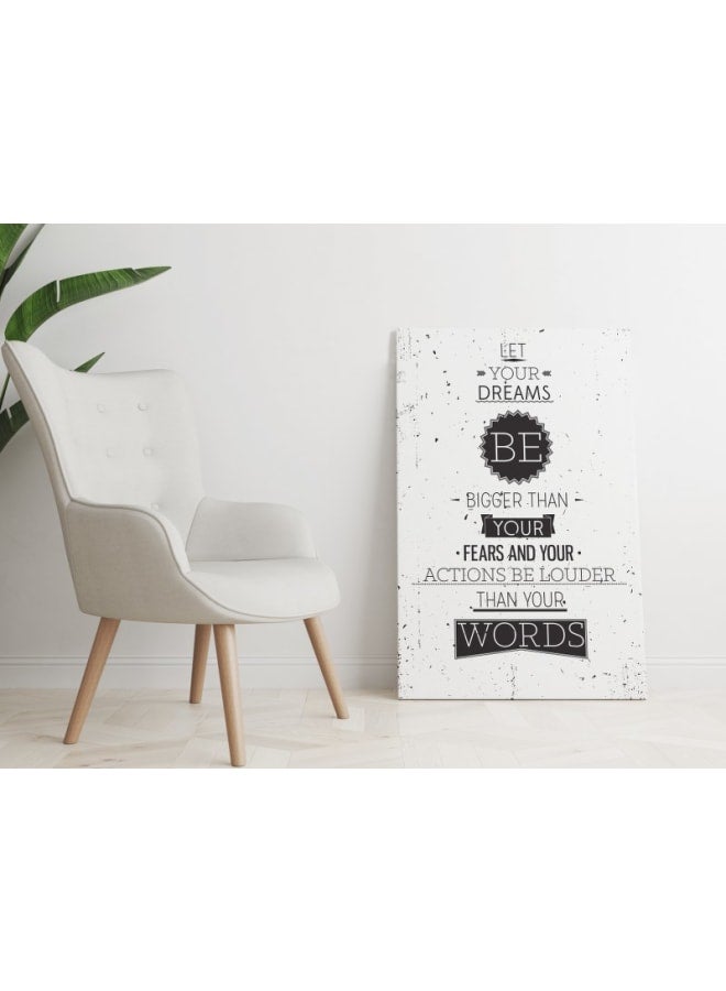 Home Gallery Let your dreams be bigger than your fears poster quote 120x80 - Image 4