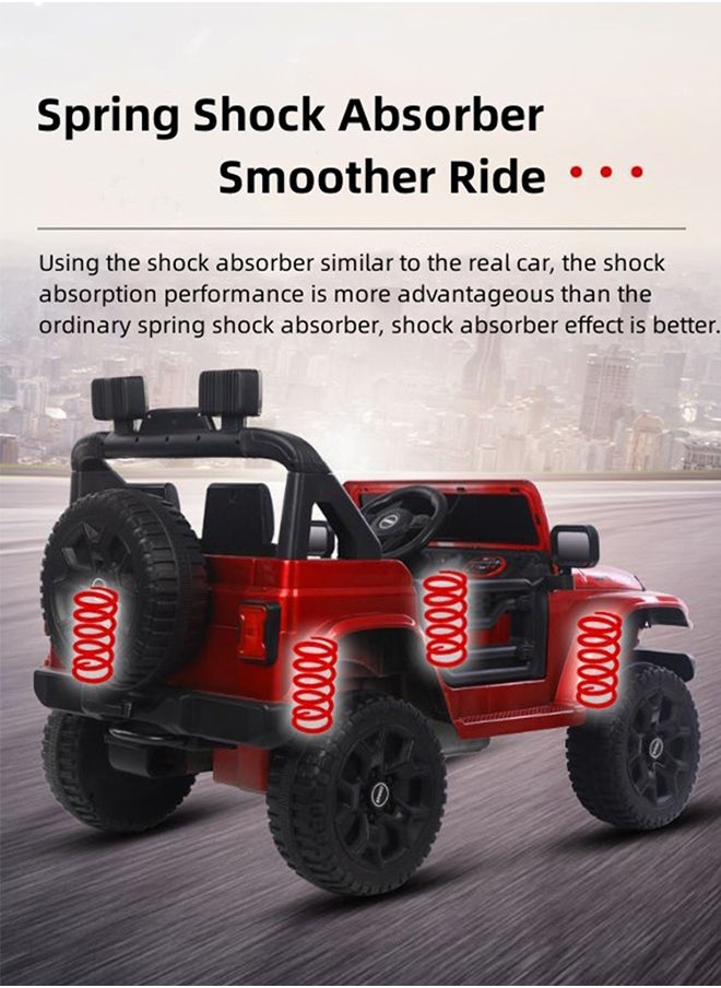 FUN MOMENT - Electric Ride-On Car With Two Seats And Remote Control For Kids - Image 1