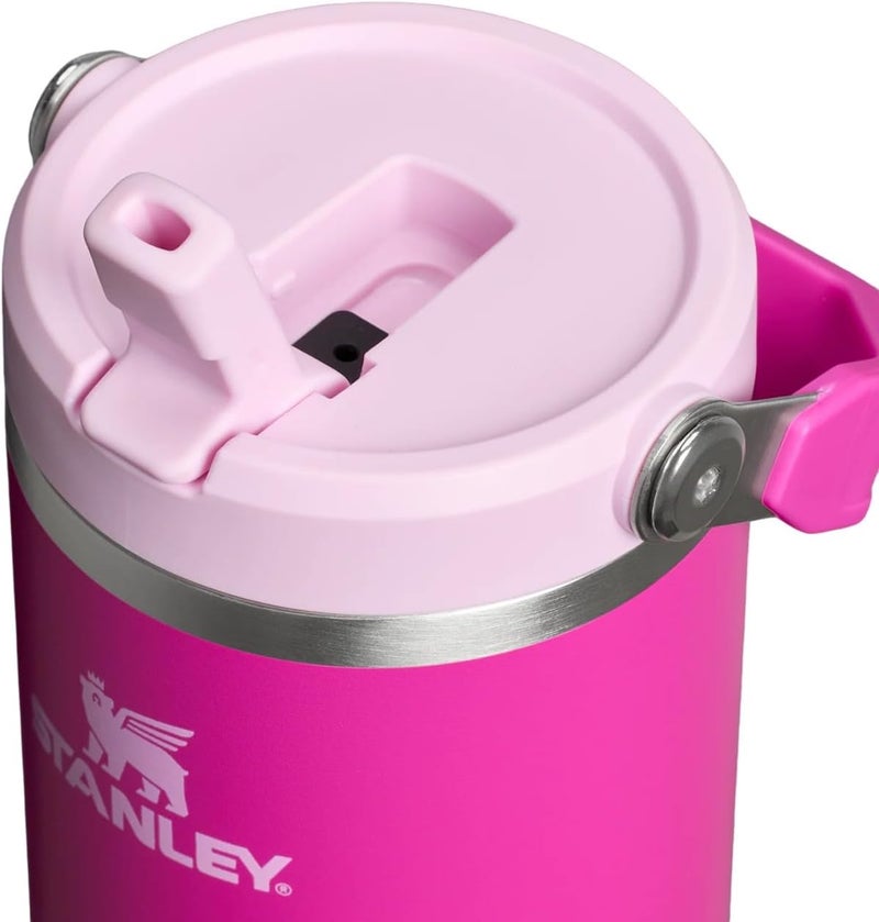 Stanley Ice Flow GO 890ml/30oz Flip Straw Water Bottle - Violet Blossom - Image 2