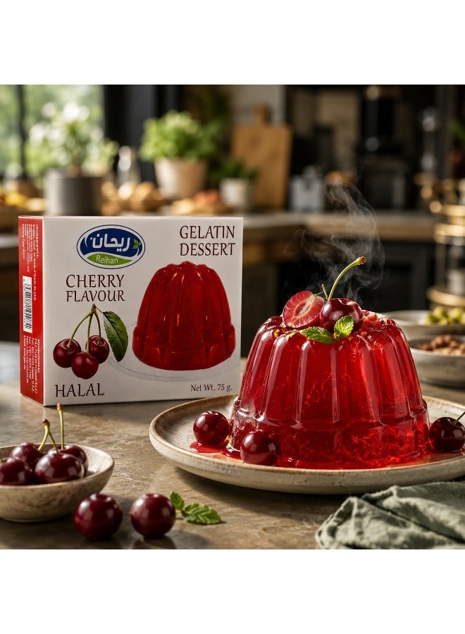 ريحان حلوى الجيلاتين بنكهة الكرز 75 غرام - Image 2