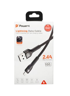 POWER N Power N - Type C to USB cable, 1.2 meters long - reinforced with cut-resistant fabric  - Image 1