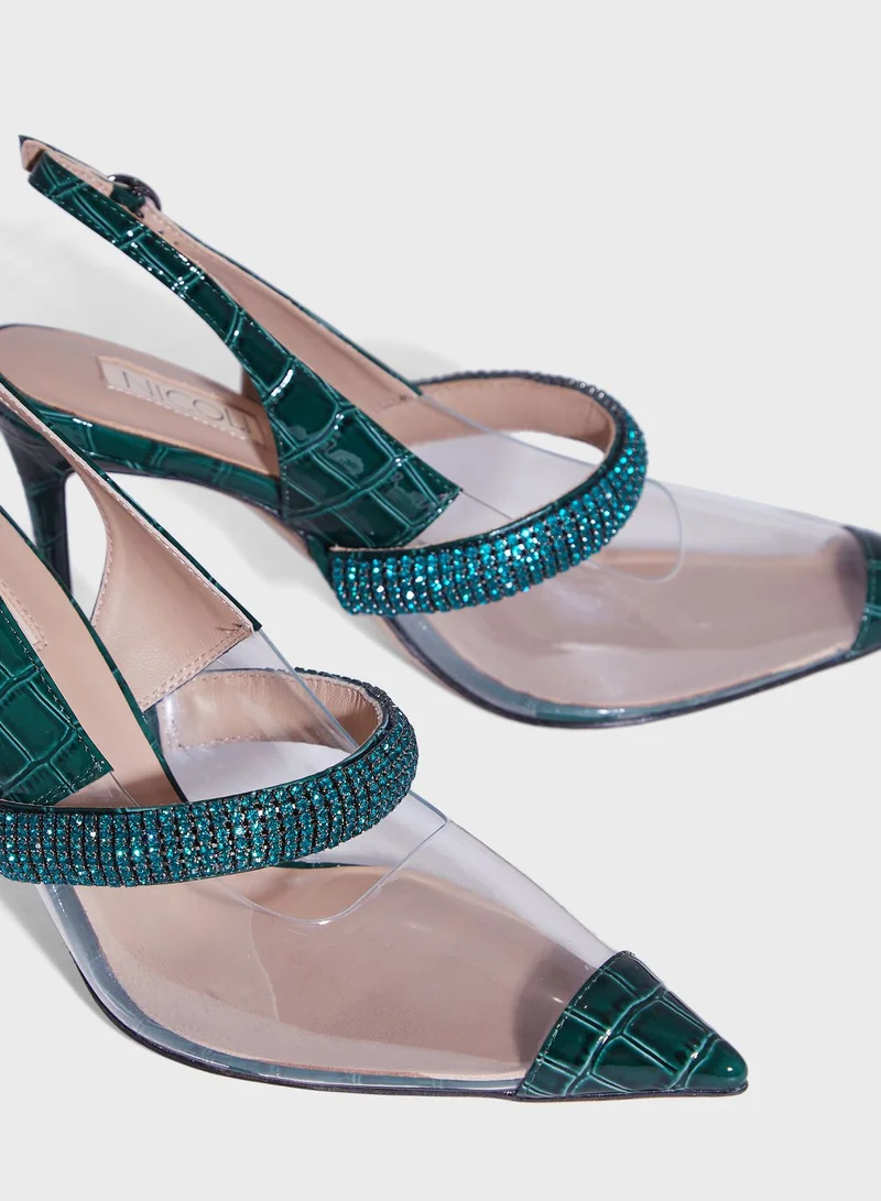 Nicoli Amada Mid Heel Sandals