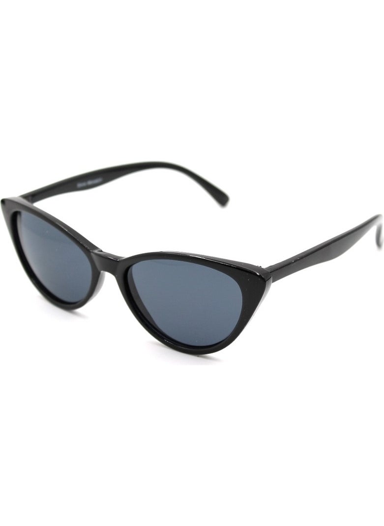 Silvio Monetti Women's UV400 Black Sunglasses 3SM8576R001  - Image 2