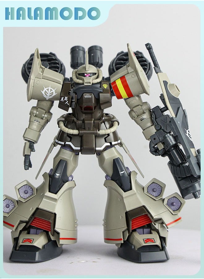 HALAMODO Gundam 2100 Flying Tiger Action Figure Mecha Warrior Assembly Model with Aircraft and Water Decals, a Super Cool Desktop Decoration, an Assembly Toy Loved by Both Boys and Girls  - Image 1