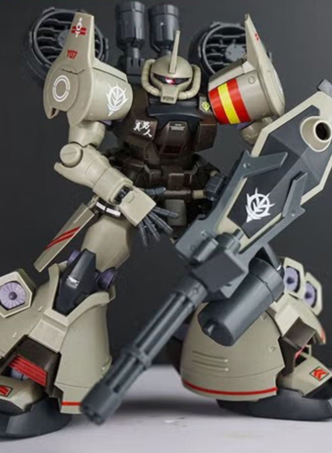 هالامودو مجسم ميكانيكي قتالي للتركيب من سلسلة جاندام 2100 النمر الطائر، مع طائرة وملصقات مائية - ديكور مكتبي مبهر، نموذج تركيب محبوب لدى الأولاد والبنات على حد سواء - Image 2