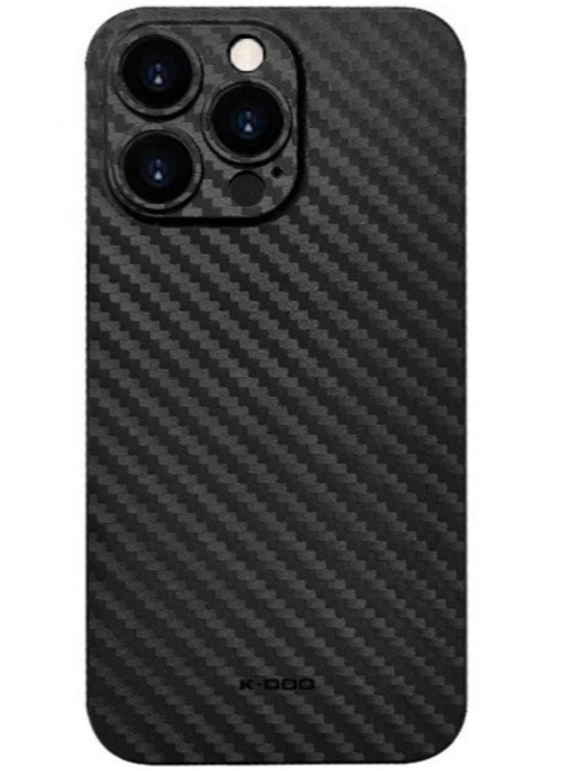 Raxoom iPhone 13 Pro Max, Soft Silicon, Carbon Fiber Design, Strong grip with Camera Lens Protection - Image 4