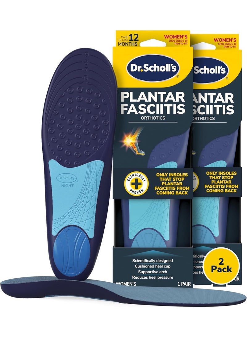 Dr. Scholl's Dr. Scholl’s Plantar Fasciitis Relief Orthotic Insoles for Women - Image 2