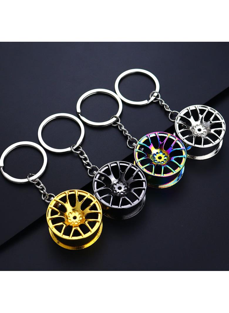 general 4-Piece Zinc Alloy 3D Hubs Keychain Set 37mm - Image 1