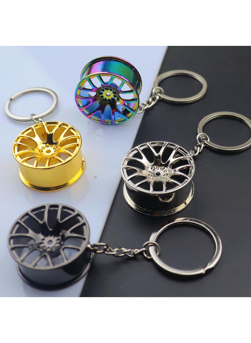 general 4-Piece Zinc Alloy 3D Hubs Keychain Set 37mm - Image 4