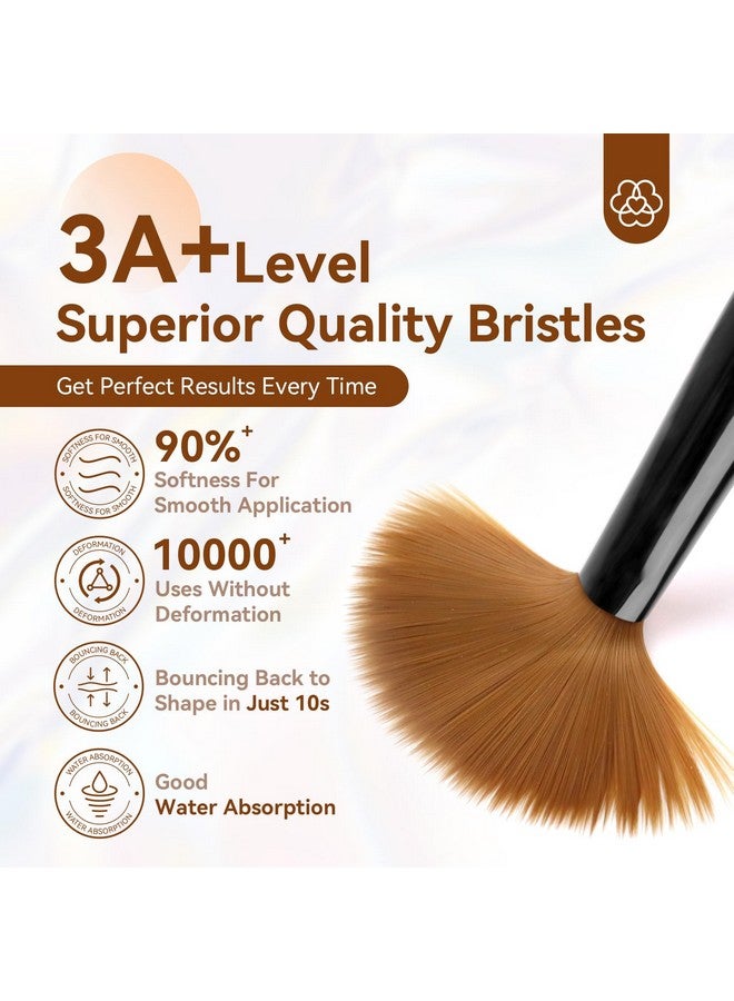 Saviland 3pcs Acrylic Nail Brush Set, Size 8/10/14 Kolinsky Acrylic Nail Brushes for Acrylic Application, Acrylic Powder Nail Art Extension with Black & White Handle for Beginner & Professional - Image 2