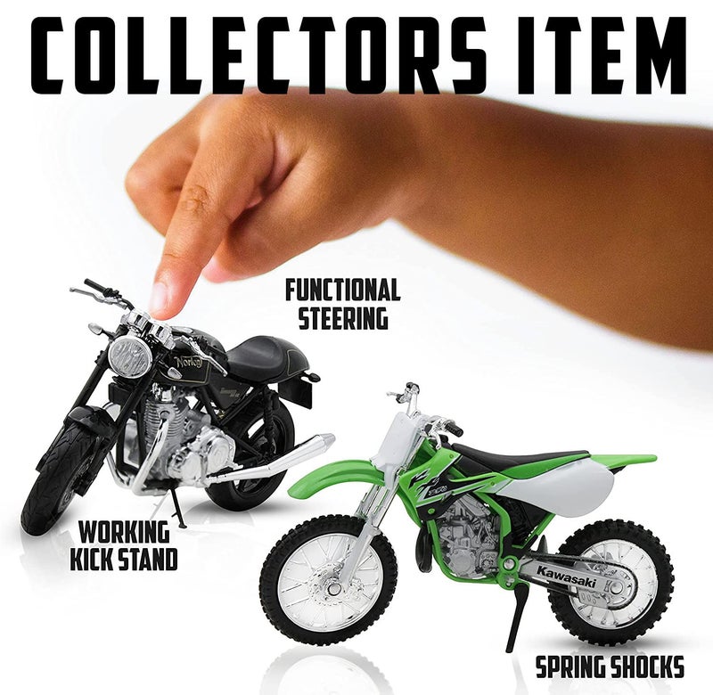 Welly Die Cast Motorcycle Orange KTM 450 SX Racing, 1:18 Scale for Unisex Adult - Image 2