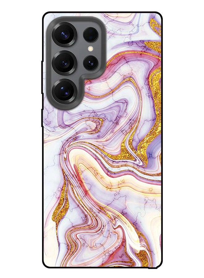 الصيد العين غطاء حماية مطبوع لهاتف سامسونج جالاكسي S25 ألترا - ملمس رخامي - Image 1