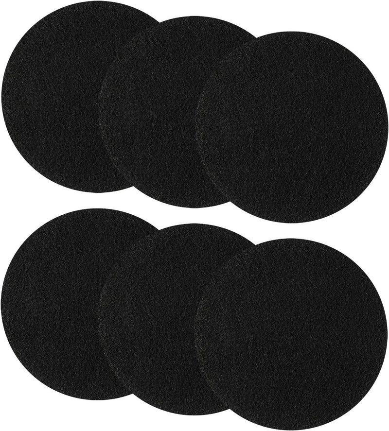 Resinta 6 Compost Bin Filters - Activated Carbon Compost Bin Replacement Filters (6.25 Inches) - Image 1
