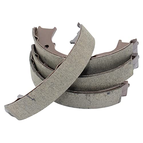 TRQ Rear Parking Brake Shoe Set Compatible with 1996-2002 Ford Crown Victoria 2002-2003 Explorer Sport 1998-2002 Ranger Lincoln Town Car Mercury Grand Marquis - Image 1