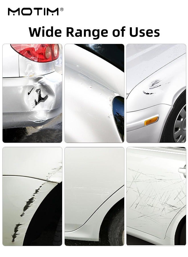 موتيم 2 قطعة لإصلاح خدوش السيارات، قلم إزالة خدوش السيارات السوداء، قلم طلاء لملء خدوش السيارات، مزيل خدوش السيارات العميقة، حل سريع وسهل لإصلاح الخدوش الطفيفة في السيارات، 0.8 أونصة سائلة (أسود) - Image 4