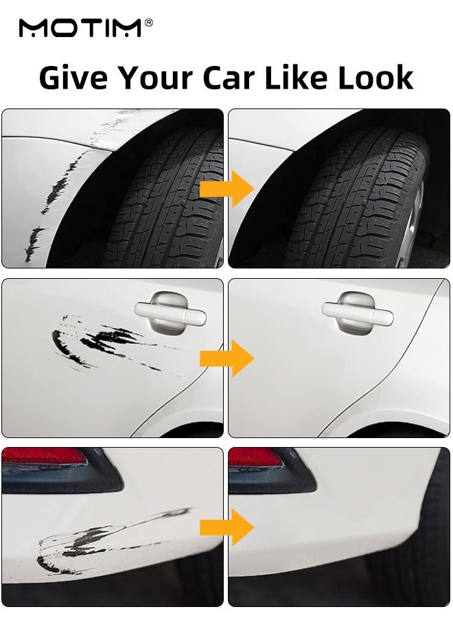 موتيم 2 قطعة لإصلاح خدوش السيارات، قلم إزالة خدوش السيارات السوداء، قلم طلاء لملء خدوش السيارات، مزيل خدوش السيارات العميقة، حل سريع وسهل لإصلاح الخدوش الطفيفة في السيارات، 0.8 أونصة سائلة (أسود) - Image 3