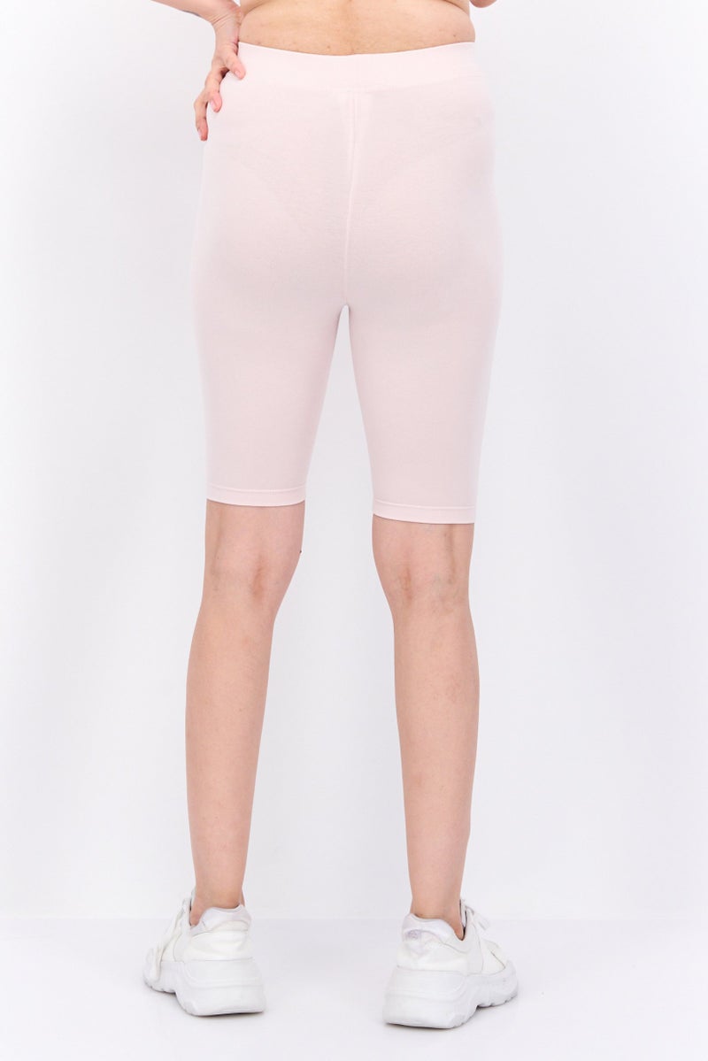 VANS Women Brand Logo Legging  Shorts, Pink - Image 4