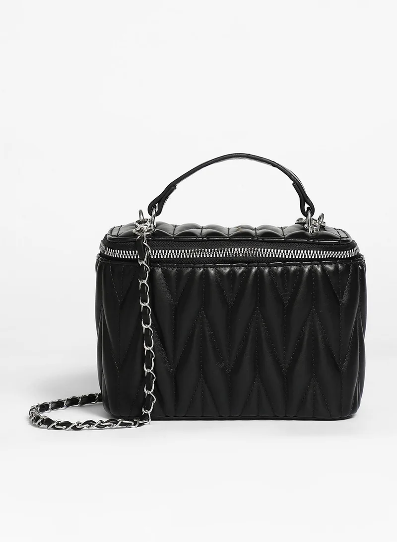 Haute Sauce Quilted Box Bucket Bag