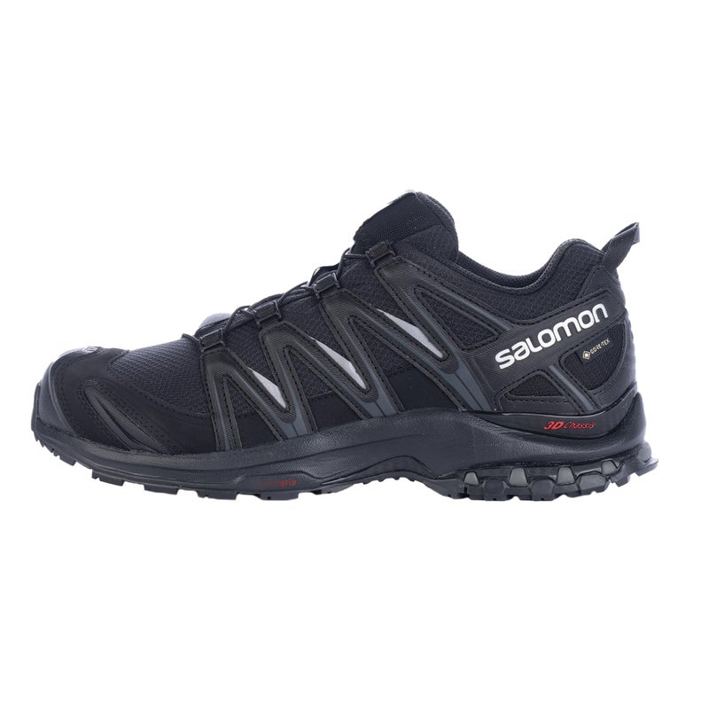 أحذية سالومون للرجال XA PRO 3D GoreTex المقاومة للماء للجري على الطرق الوعرة باللون الأسود 11