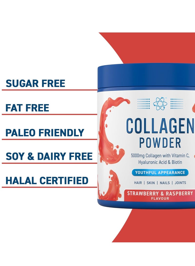 Applied Nutrition Marine Collagen 165g (Strawberry Raspberry) – Premium Hydrolyzed Peptides for Skin, Hair, Nails & Joint Health  - Image 3