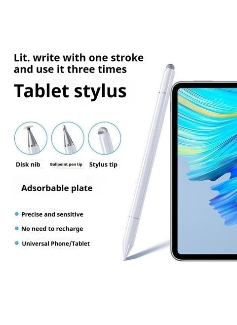 3-in-1 Touch Suction Touch Screen Stylus Stylus Pen High sensitivity and precision capacitive stylus For iPhone iPad Pro Tablet Mobile Phone Samsung Galaxy PC